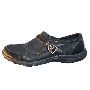 Merrell Dassie Shoes Womens Size 10.5 Black Flats Slip On Buckle Mary Jane